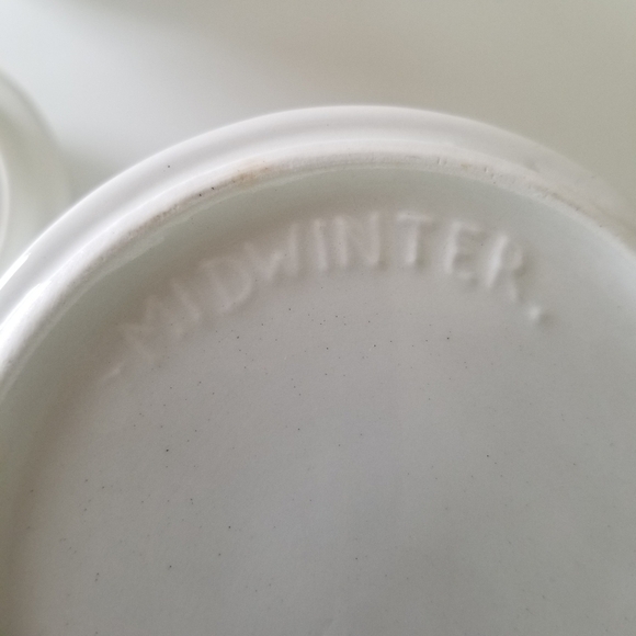 Vintage | Midwinter England Creamer & Sugar Bowl - Picture 7 of 10